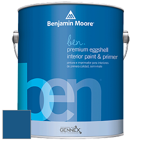 Benjamin Moore Ben W626 Premium Interior Latex Eggshell краска цвет RAL 5019 