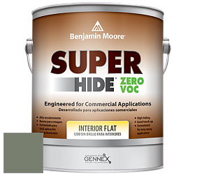 Benjamin Moore 355 Super Hide Zero Voc Interior Flat краска цвет 461 Rosepine