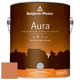 Benjamin Moore Aura 634 Waterborne Exterior Low Lustre Finish краска цвет 2167-30 Harvest Moon
