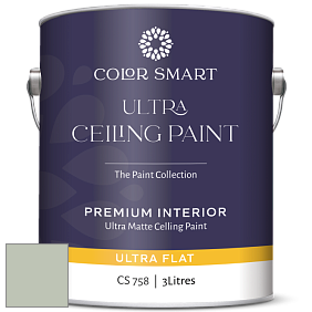 COLOR SMART CS 758 ULTRA CEILING PAINT ультраматовая краска цвет 465 Antique Jade