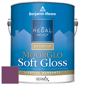 Benjamin Moore W096 Regal Select Exterior Paint-Moor GloSoft Gloss Finish краска цвет 2074-20 Summer Plum