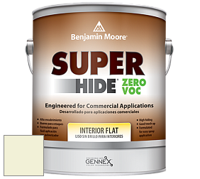 Benjamin Moore 355 Super Hide Zero Voc Interior Flat краска цвет OC-115 Cream Silk