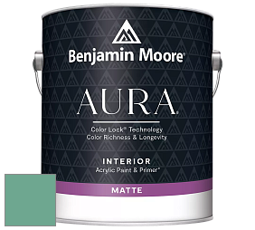 Benjamin Moore Aura 522 Interior Paint - Matte краска цвет 600 Medici Malachite
