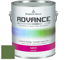 Benjamin Moore 792 Advance Interior Paint-Satin эмаль цвет NCS S 4050-G30Y 