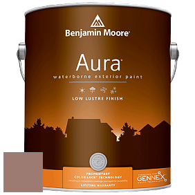 Benjamin Moore Aura 634 Waterborne Exterior Low Lustre Finish краска цвет 2099-40 Autumn Brown