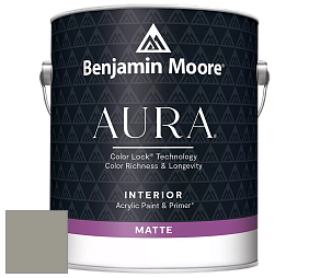 Benjamin Moore Aura 522 Interior Paint - Matte краска цвет 1559 Arctic Shadows