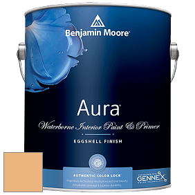 Benjamin Moore Aura 524 Waterborne Interior Eggshell Finish краска цвет 166 Orange Ice