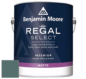 Benjamin Moore 548 IRegal Select Interior Paint - Matte краска цвет 713 Polished Slate