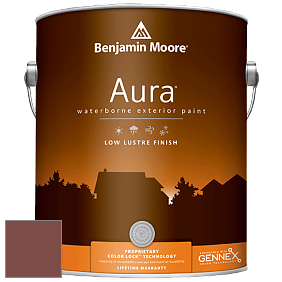 Benjamin Moore Aura 634 Waterborne Exterior Low Lustre Finish краска цвет 2092-20 Sienna