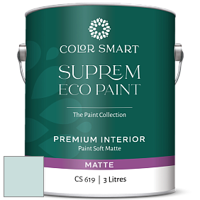 COLOR SMART CS 619 SUPREM ECO PAINT матовая краска цвет NCS S 1010-B50G 