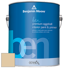 Benjamin Moore Ben W626 Premium Interior Latex Eggshell краска цвет 248 Mansfield Tan