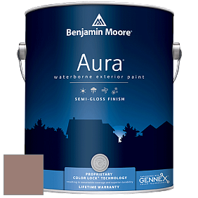 Benjamin Moore Aura 632 Waterborne Exterior Semi-Gloss Finish краска цвет 2097-40 Santa Fe Tan