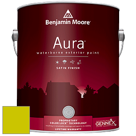 Benjamin Moore Aura 631 Waterborne Exterior Satin Finish краска цвет 2025-20 Yew Green