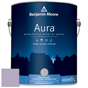 Benjamin Moore Aura 632 Waterborne Exterior Semi-Gloss Finish краска цвет 2072-50 Lavender Lipstick