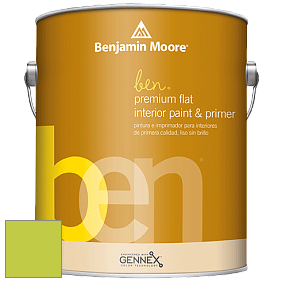 Benjamin Moore Ben W625 Premium Interior Latex Flat краска цвет NCS S 0565-G50Y 