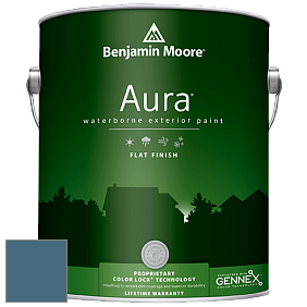 Benjamin Moore Aura 629 Waterborne Exterior Flat Finish краска цвет AF-530 