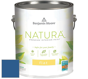 Benjamin Moore 512 Natura Interior Flat Finish матовая краска цвет NCS S 4050-R80B 