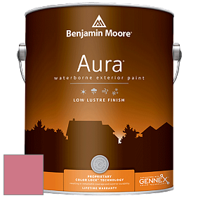 Benjamin Moore Aura 634 Waterborne Exterior Low Lustre Finish краска цвет 2007-40 Coral Essence