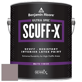 Benjamin Moore 484 Ultra Spec SCUFF-X Interior Matte Finish краска цвет 2114-40 Wet Concrete