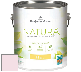 Benjamin Moore 512 Natura Interior Flat Finish матовая краска цвет 2084-70 Gentle Blush