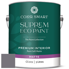 COLOR SMART CS 619 SUPREM ECO PAINT матовая краска цвет NCS S 6005-R50B 