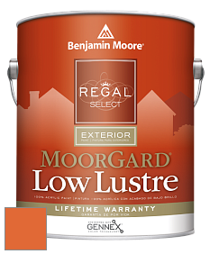 Benjamin Moore W103 Regal Select Exterior Paint-MoorGard Low Lustre Finish краска цвет 2015-10 Electric Orange