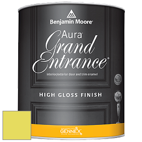 Benjamin Moore Aura 148 Grand Entrance High Gloss эмаль цвет 2025-40 Limelight
