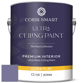 COLOR SMART CS 758 ULTRA CEILING PAINT ультраматовая краска цвет NCS S 4030-R60B 