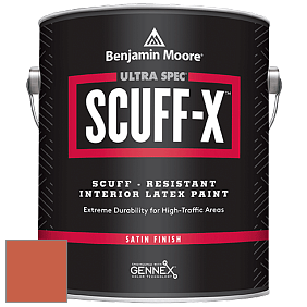 Benjamin Moore 486 Ultra Spec SCUFF-X Interior Satin Finish краска цвет 2169-20 Orange Parrot
