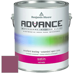 Benjamin Moore 792 Advance Interior Paint-Satin эмаль цвет 2083-30 Old Claret