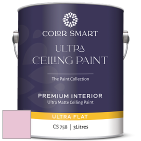 COLOR SMART CS 758 ULTRA CEILING PAINT ультраматовая краска цвет 2080-60 Posy Pink
