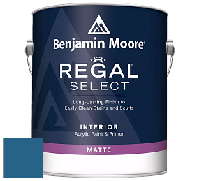Benjamin Moore 548 IRegal Select Interior Paint - Matte краска цвет 2060-20 California Blue