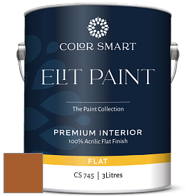 COLOR SMART CS 745 ELIT PAINT глубокоматовая моющаяся краска цвет RAL 8023 