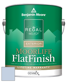 Benjamin Moore W105 Regal Select Exterior Paint-MoorLife Flat Finish краска цвет 1417 English Hyacinth