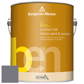 Benjamin Moore Ben W625 Premium Interior Latex Flat краска цвет AF-590 