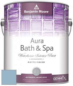 Benjamin Moore Aura 532 Bath & Spa Waterborne Interior Paint Matte Finish краска цвет 837 Sheer Romance