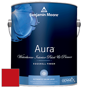 Benjamin Moore Aura 524 Waterborne Interior Eggshell Finish краска цвет RAL 3020 