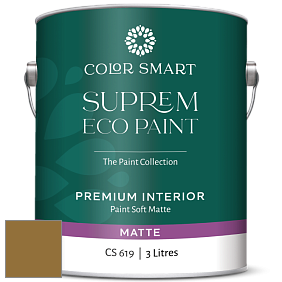 COLOR SMART CS 619 SUPREM ECO PAINT матовая краска цвет 2153-10 Golden Bark