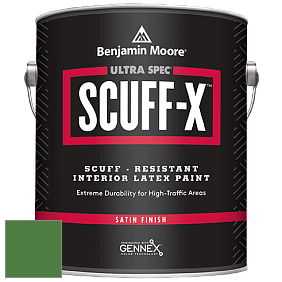 Benjamin Moore 486 Ultra Spec SCUFF-X Interior Satin Finish краска цвет 2034-20 Vine Green