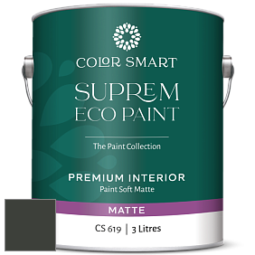 COLOR SMART CS 619 SUPREM ECO PAINT матовая краска цвет RAL 6015 