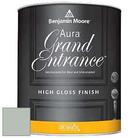Benjamin Moore Aura 148 Grand Entrance High Gloss эмаль цвет 459 Woodland Green