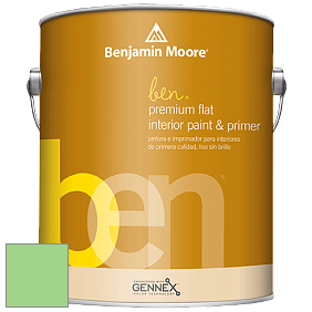 Benjamin Moore Ben W625 Premium Interior Latex Flat краска цвет NCS S 0550-G20Y 