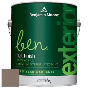 Benjamin Moore Ben 541 Waterborne Exterior Flat Finish краска цвет 993 Beachcomber
