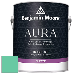 Benjamin Moore Aura 522 Interior Paint - Matte краска цвет 2039-40 Teal Blast