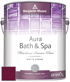 Benjamin Moore Aura 532 Bath & Spa Waterborne Interior Paint Matte Finish краска цвет RAL 4004 