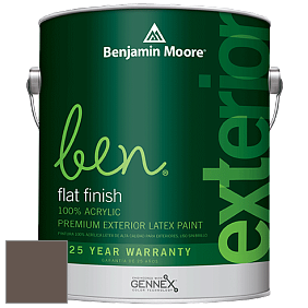 Benjamin Moore Ben 541 Waterborne Exterior Flat Finish краска цвет AF-170 