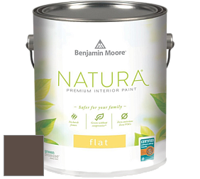 Benjamin Moore 512 Natura Interior Flat Finish матовая краска цвет 2109-10 Classic Brown