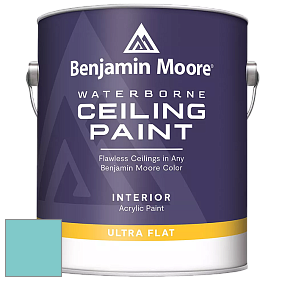 Benjamin Moore 508 Waterborne Ceiling Paint краска для потолков цвет 739 Un-Teal We Meet Again