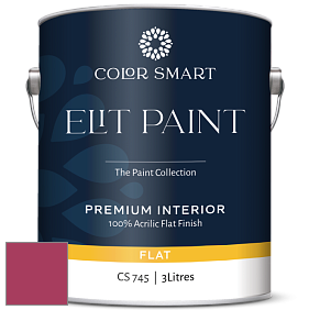 COLOR SMART CS 745 ELIT PAINT глубокоматовая моющаяся краска цвет 2079-20 Blushing Red