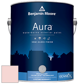 Benjamin Moore Aura 632 Waterborne Exterior Semi-Gloss Finish краска цвет 889 Pacific Grove Pink